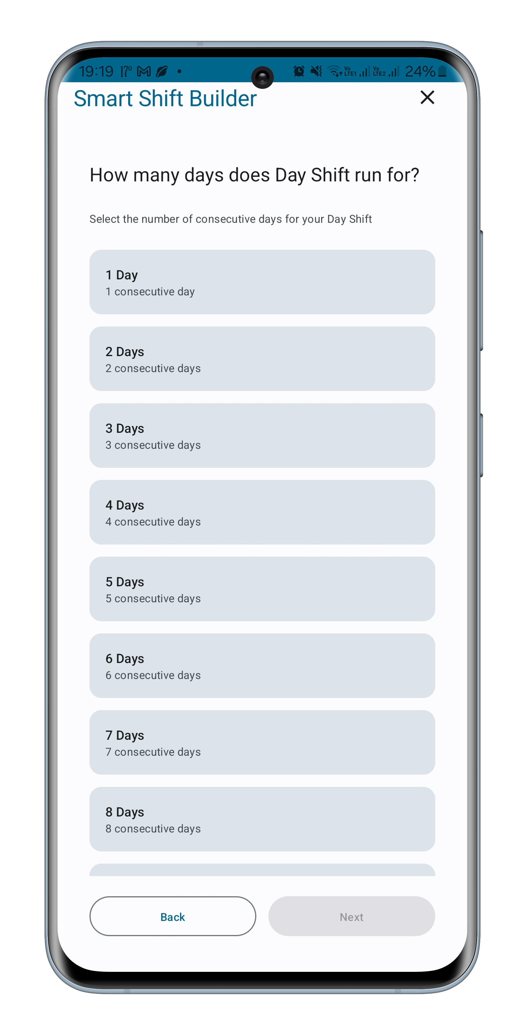 Shift Show overtime tracker